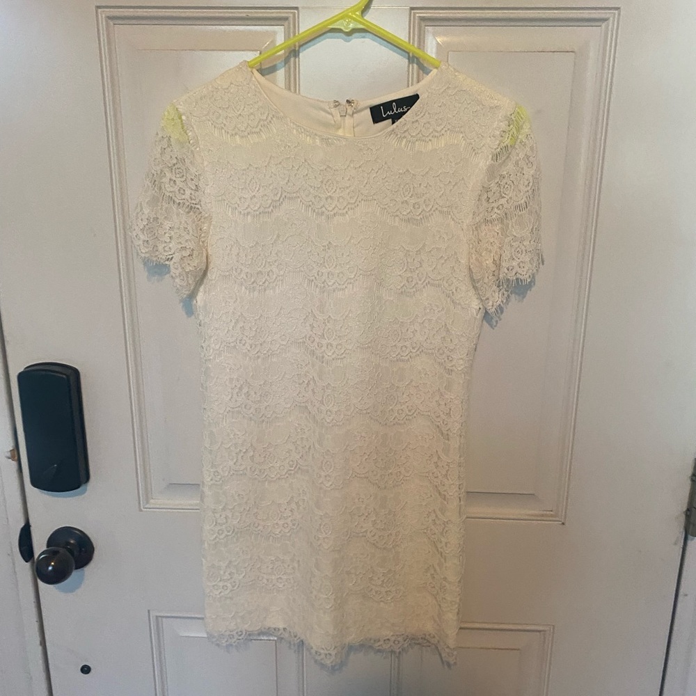 lulus xs small white dress